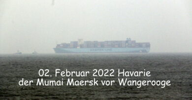 02.02.2022 Havarie der Mumbai Maersk