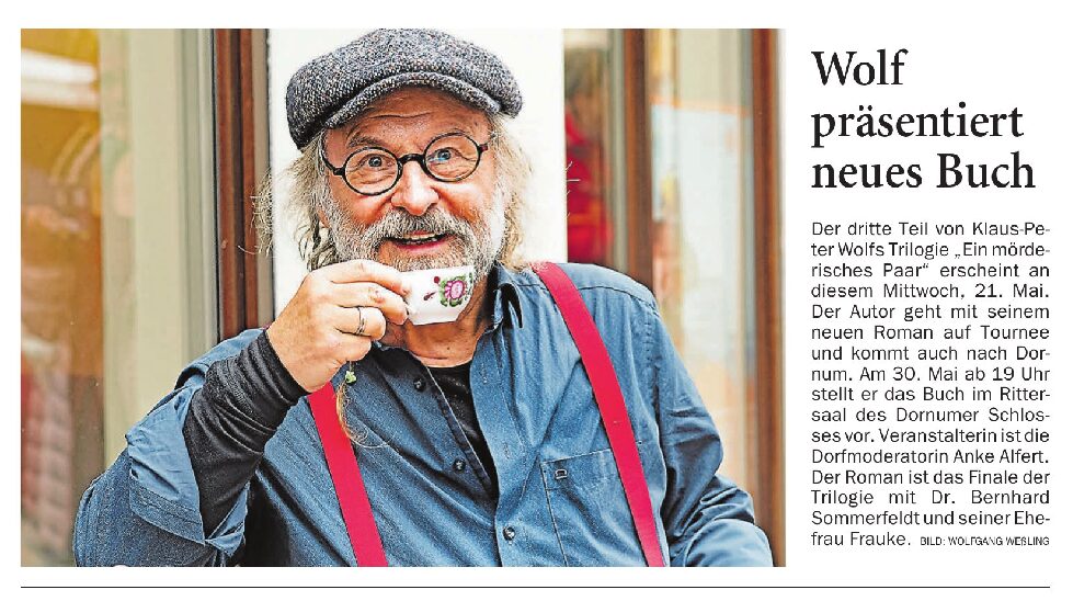 21.05.2025 Jeversches Wochenblatt – Wolf präsentiert neues Buch