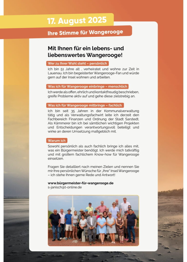 AKTUELLES VON WANGEROOGE visual data 4
