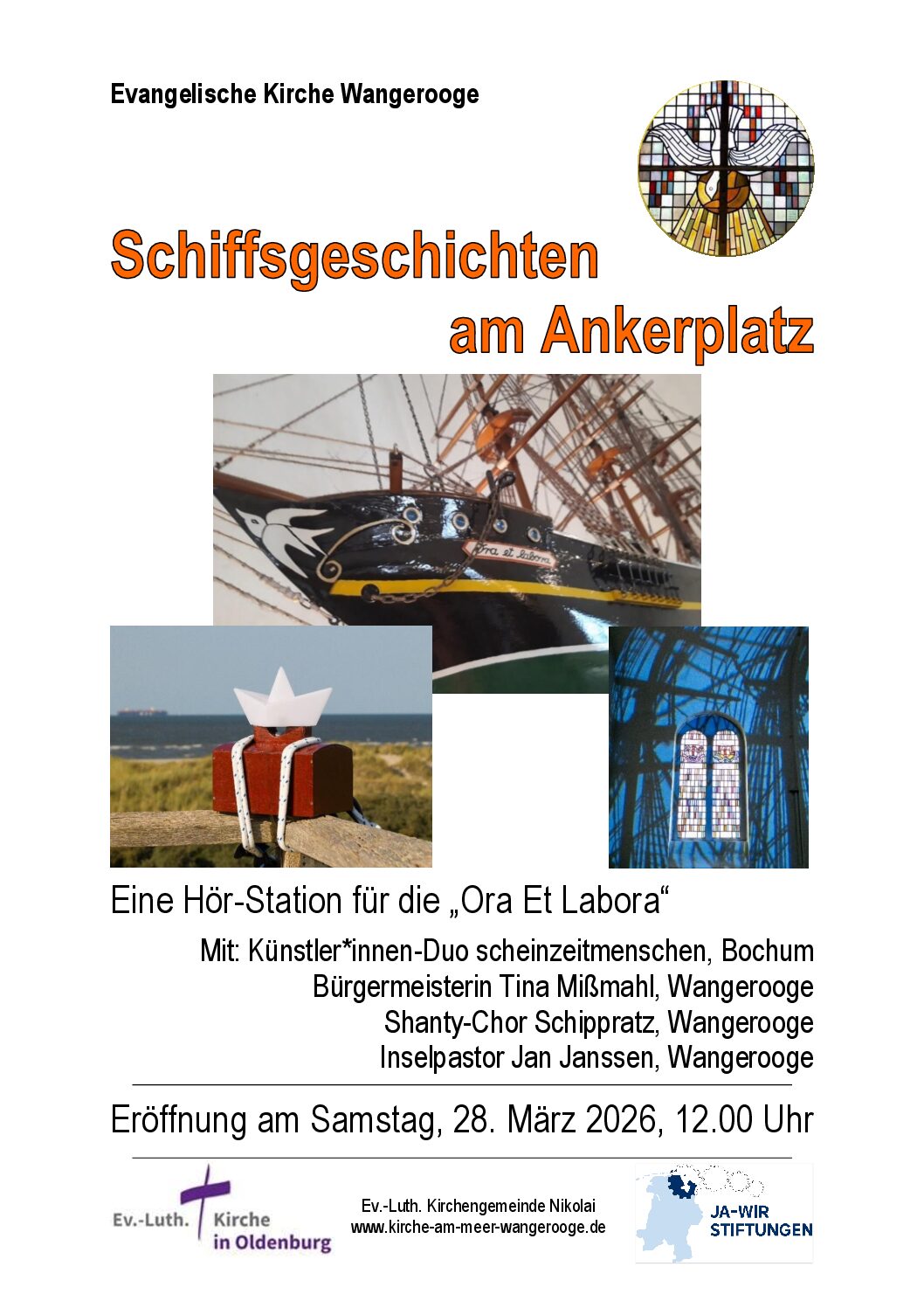 02.03.2026 Schiffsgeschichten am Ankerplatz – Wangerooger Modellschiff bekommt Hörstation zur Inselgeschichte 02.03.2026 Schiffsgeschichten am Ankerplatz – Wangerooger Modellschiff bekommt Hörstation zur Inselgeschichte