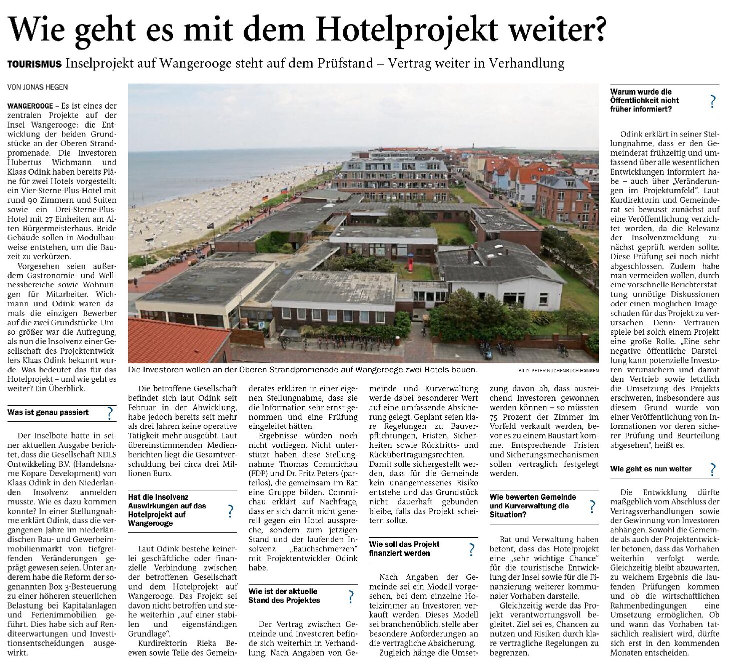 26.03.2026 Jeversches Wochenblatt – Wie geht es mit dem Hotelprojekt weiter? 26.03.2026 Jeversches Wochenblatt – Wie geht es mit dem Hotelprojekt weiter?